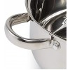 Ecolution Stock Pot with Vented Tempered Glass Lid Pure Intentions 8 Quart Stainless Steel