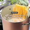 FRUITEAM Nonstick Stock Pot 7 Qt Soup Pasta Pot with Lid 7-Quart Multi Stockpot Oven Safe Cooking Pot for Stew Sauce & Reheat Food Induction Oven Gas Stovetops Compatible for Family Meals