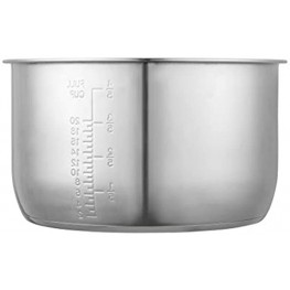 GJS Gourmet Stainless Steel Inner Pot Compatible with 10 Quart Power Quick Pot Multi-Use Programmable Pressure Cooker Stainless Steel 10 Quart. This pot is not created or sold by Power Quick Pot.