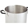 KitchenAid Stainless Steel Stockpot with Measuring Marks and Lid 8 Quart Brushed Stainless Steel