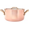 Mauviel Made In France M'Heritage Copper M250B 6505.24 6-Quart Stockpot with Lid and Bronze Handles