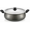 Pigeon Nonstick Dutch Oven 6.4 Qt 6 Liters Casserole With Stainless Steel Lid Heavy Duty Large Indian Kadai Ideal for Soup Sauces and more!