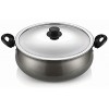 Pigeon Nonstick Dutch Oven 6.4 Qt 6 Liters Casserole With Stainless Steel Lid Heavy Duty Large Indian Kadai Ideal for Soup Sauces and more!