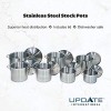 Update International SPS-20 Induction Stock Pot 20-Quart Silver