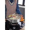 VENTION Shallow and Wide Soup Pot Nonstick Stainless Steel Stockpot with Glass Lid Great for Shabu Shabu Hot Pot Suppot for Using on Induction Cooktop and Gas Grills Dishwasher Safe 6 4 5 Quart