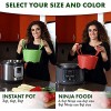 Avokado Silicone Steamer Basket for 6qt Instant Pot [3qt 8qt avail] Ninja Foodi Other Pressure Cookers and Instant Pot Accessories Perfect Pressure Cooker Accessory Rust and Dent Free