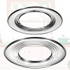Boao 2 Pieces 11 Inch and 12 Inch Steam Ring Stainless Steel Steaming Ring Adapter Fits 8 to 12 inches Stock Pots