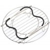 HapWay Steamer Rack Trivet with Heat Resistant Silicone Handles Compatible with Instant Pot 6 & 8 qt Accessories Stainless Steel Steaming Rack Trivet Stand for Pressure Cooker