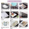 JIAWANSHUN Rice Noodle Rolls Machine 2-layer Steamed Vermicelli Roll Steamer 304 Stainless Steel Changfen Cookware for Vegetables Seafood Dumplings Food Household