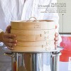 Maison Lune Steaming Ring Cooking Adapter for 8-13 Inch Bamboo Steamer Round Brush Included