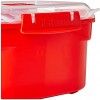 Sistema Microwave Collection Steamer Small 50 oz. 1.4 L Red