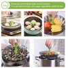 Stainless Steel Steamer Basket Expandable Vegetable Seafood Steamer 5.5 to 9 Metal Vegetable Basket Insert for Various Size Pots with one sponge brush for cleaning