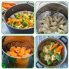 Steamer Basket Stainless Steel Vegetable Folding Steam Baskets Expandable To Fit Various Size Pot 5.5 to 9 inch Steaming Insert For Cooking Veggie Fish Seafood Eggs Instant Pot