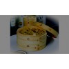 Yuho Asian Kitchen 6 Inch Bamboo Steamer Basket Individually Box 2 Tiers & Lid 10 Parchment Liners Perfect For Steaming Dumplings Vegetables Meat Fish Rice