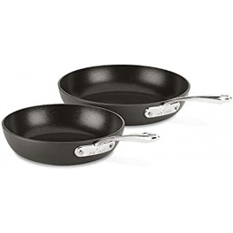 All-Clad Essentials Nonstick Hard Anodized Fry Pan 2-Piece Grey