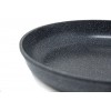 Alpha Non-Stick Frying Pan with Stone Marble Coated Cast Aluminium 12 Black Inch