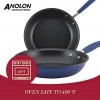 Anolon Advanced Hard Anodized Nonstick Frying Pans Set Nonstick Skillets 10 Inch and 12 Inch Indigo
