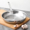 Commercial Tri-Ply Stainless Steel Fry Pan 10 Inch