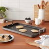 Cuisinart Chef's Classic Nonstick Hard-Anodized 13-Inch by 20-Inch Double Burner Griddle Charcoal