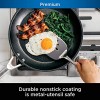 Ninja Foodi NeverStick Premium Hard-Anodized 8-Inch Fry Pan 8 Inch slate grey