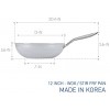 TECHEF CeraTerra 12 Ceramic Nonstick Wok Stir-Fry Pan PTFE and PFOA Free Ceramic Exterior & Interior Made in Korea 12-in