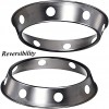 Wok Ring for Gas Stove Universal Stainless Steel Wok Rack 9 Inch and 10.5 Inch Reversible Size for Kitchen Use