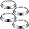 Yopay 4 Pack Steel Wok Rack 7 3 4-Inch to 10 1 4-Inch Reversible Size Wok Ring Suitable for Most Woks Round Bottom Wok Rack for Gas Stove Fry Pans