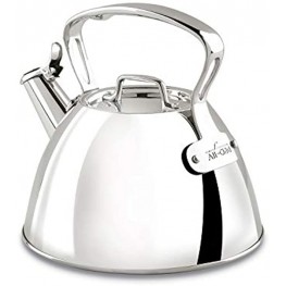 All-Clad E86199 Stainless Steel Tea Kettle 2-Quart Silver
