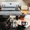 Chefbar Tea Kettle for Stovetop Barista’s Choice Gooseneck Pour Over Coffee Kettle with Flow Control Food Grade Stainless Steel Water Kettle Tea Pot for Home & Kitchen Small 0.9 Qt Silver