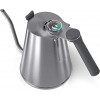 Coffee Gator Gooseneck Kettle 52 oz Pour Over Coffee Kettle for All Stovetops w Precision Drip Spout & Integrated Thermometer