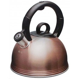 Copco Stainless Steel 2.1 Quart Whistling Tea Kettle Glossy Copper Finish