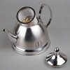Creative Home Nobili-Tea 1.0 Quart Stainless Steel Tea Kettle with Infuser Basket and Aluminum Capsulated Bottom for Even Heat Distribution