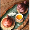EatingBiting Chinese Zisha Tea Pet Water Tea Tray Pet Accessories Handmade Purple Clay Tea Pet for Kungfu Tea Tray Lucky Lazy Cat Tea Pet for Home Tea Tray Decor