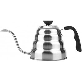 Gooseneck Kettle Pour Over Coffee Stainless Steel Kettle with Long Spout Stovetop 40 oz 1.2L,Silver