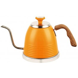 Gooseneck Kettle Stainless Steel Pour Over Coffee & Tea Kettle with Thermometer for Exact Temperature Kitchen Appliances & Dorm EssentialsOrange