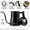 KYERLISH Pour Over Kettle with Thermometer Stainless Steel Gooseneck Kettle Drip Coffee Kettle Gooseneck Tea Kettle（600ml 20oz）