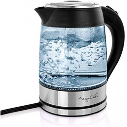 MegaChef Stainless Steel Light Up Wired Tea Kettle 1.8L Model 4