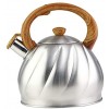 Riwendell Tea Kettle 2.1 Quart Whistling Stainless Steel Stove Top Teapot GS-04044AHY-2.0 L