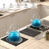Stove Top Whistling Tea Kettle-Surgical Stainless Steel Teakettle Teapot with Cool Toch Ergonomic Handle,2.5 QuartBlue