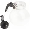 Stovetop Tea Kettle Whistling Borosilicate Glass 12-Cup