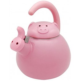Supreme Housewares Whistling Kettle Pink Pig