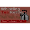 Tea Kettle Whistling Stainless Steel Teakettle for All Stovetop With Ergonomic Handle 3.9 Quart Whistling Teapot