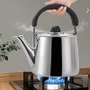 TOPZEA 304 Stainless Steel Tea Kettle 3 Quart Classic Teapot with Ergonomic Handle Fast Boiling Water Teakettle for Stove Top Heating Water Kettle 3L
