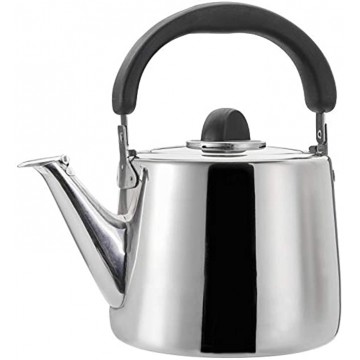 TOPZEA 304 Stainless Steel Tea Kettle 3 Quart Classic Teapot with Ergonomic Handle Fast Boiling Water Teakettle for Stove Top Heating Water Kettle 3L
