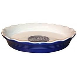 Euro Ceramica Inc. Claudia Pie Dish 10 Blue