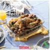 Simax Clear Glass Roaster Dish: Large Rectangular Roaster Pan For Baking And Cooking Oven and Dishwasher Safe Cookware 2.5 Quart Oven Casserole Pan