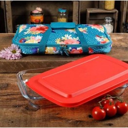 The Pioneer Woman 3 Quart Baker with Tote in Fiona Floral