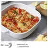 DOWAN Ceramic Baking Dish 8x8 Baking Pan with Double Handles Ceramic Oven Bakeware Square Baking Dish for Gratin Roasted Meat Lasagna Casseroles Brownies Desserts Off White