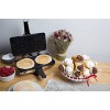 Krumkake Baker By Cucina Pro 100% Non Stick Makes Two Krumkake Pizzelle-Like Cookies Great for Cannoli Filling & Cones