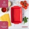 Modern Ceramic Bakeware Dish 9x13” – Quality Stoneware Made in Portugal Large Casserole Dish for Baking & Cooking – Oven & Freezer Safe – Individual Serving Rectangular Baking Pan for Cakes Lasagna & More Red